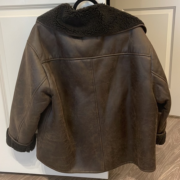 Zara Double Faced Leather Jacket - Picture 3 of 6